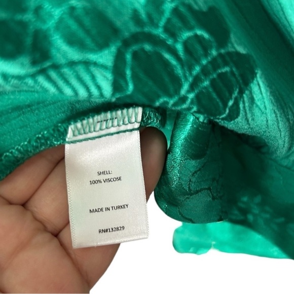 Tularossa Kelly Wrap Too and Sabra Wide Leg Trouser Pant Set Size M/L Green - Picture 7 of 15